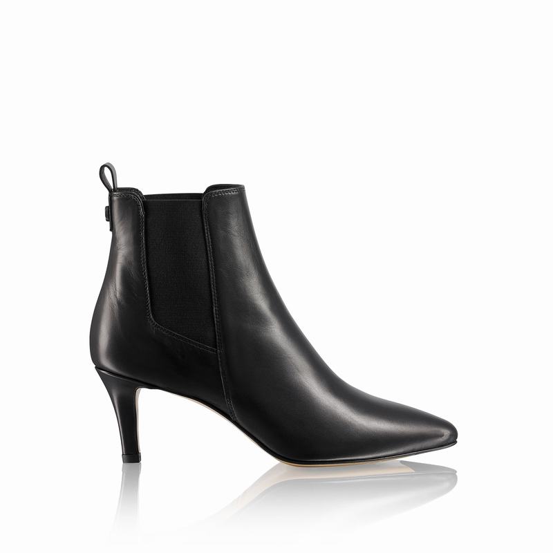 Russell & Bromley Ambition Womens Heeled Chelsea Boots Black |BWB6572UR|